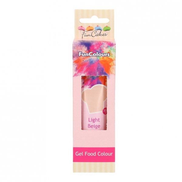 FunCakes fargegel - 30g - lys beige FunCakes fargegel - 30g - lys beige