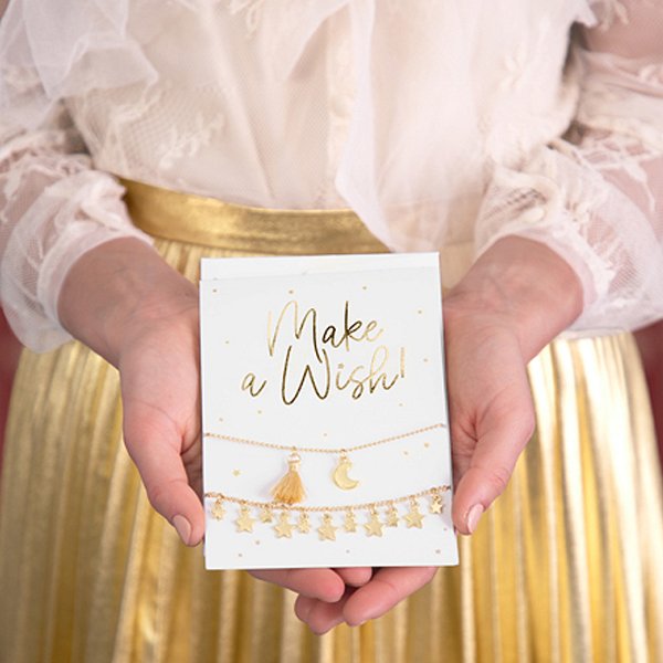 Kort med armbnd - nsk deg noe