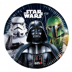 Papptallerkener - Star Wars - 20 cm - 8-pakning Papptallerkener - Star Wars - 20 cm - 8-pakning