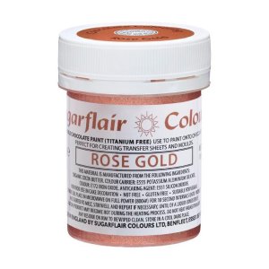 Sugarflair Sjokoladefarge Rose Gold 35g Sugarflair Sjokoladefarge Rose Gold 35g