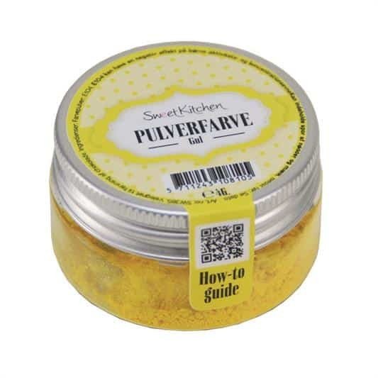Pulvermaling – Gul – SweetKitchen – 4 g – Pulverlakkering, Kolorist