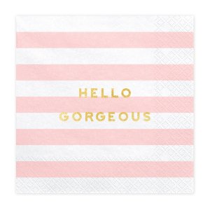 Servietter - Hello Gorgeous - 20-pakning