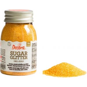 Glitrende sukkerkrystaller - Gull