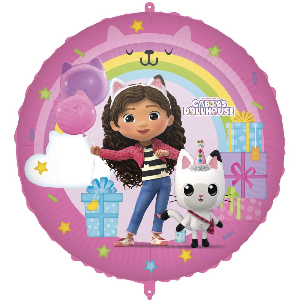 Folieballong – Gabbys dukkehus – 46 cm – Gabbys dukkehus