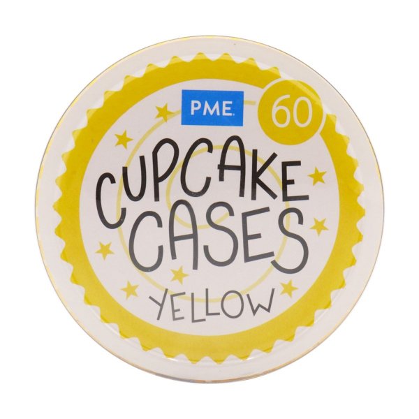 Muffinsformer - Gule - PME - 60-pakning