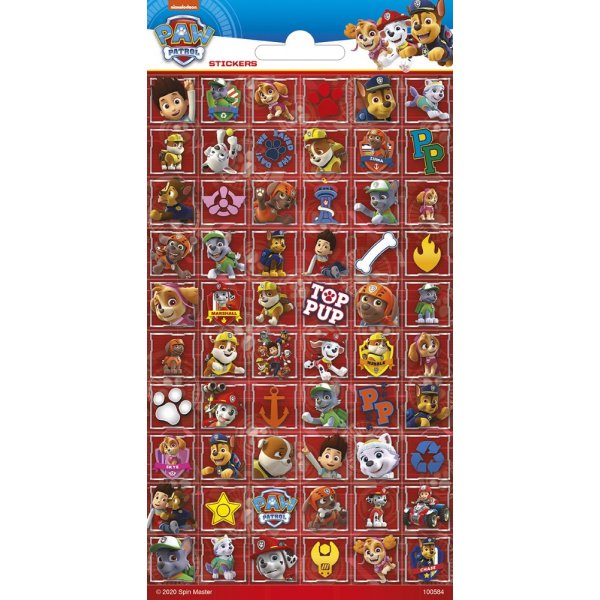 Klistremerker - Små - Paw Patrol - 60 stk Klistremerker - Små - Paw Patrol - 60 stk