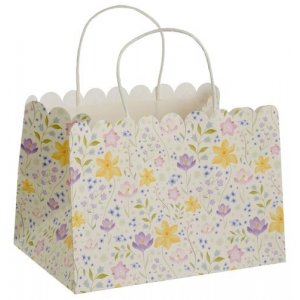 Gavepose / Eggjaktpose - Blomster