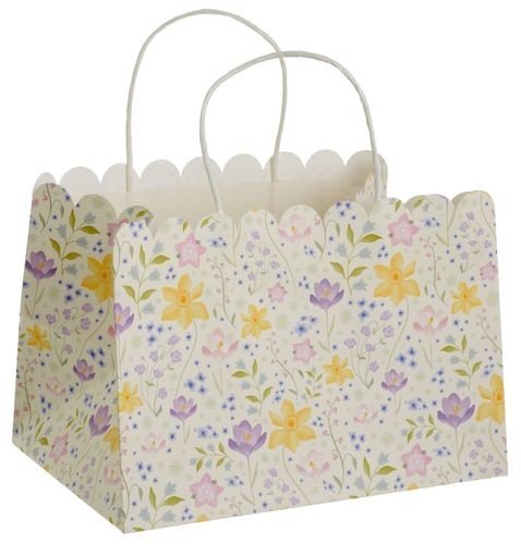 Gavepose / Eggjaktpose - Blomster