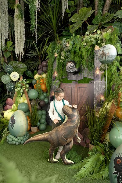 Folieballong Jurassic World T-Rex - Brun