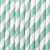Suger�r - Stripete - Lysebl� - 10 stk