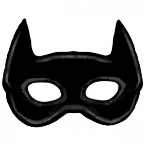 Folieballong - Flaggermusmaske Folieballong - Flaggermusmaske