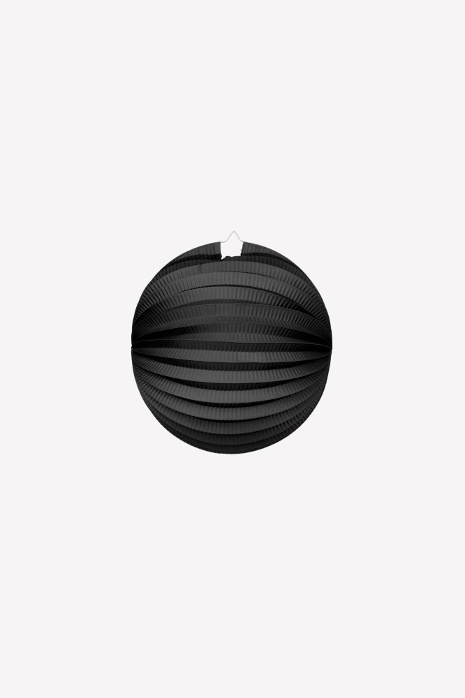 Lanterne – Papir – Svart – 25 cm – Lamper og lykter til bryllup, Bryllupsdekorasjoner