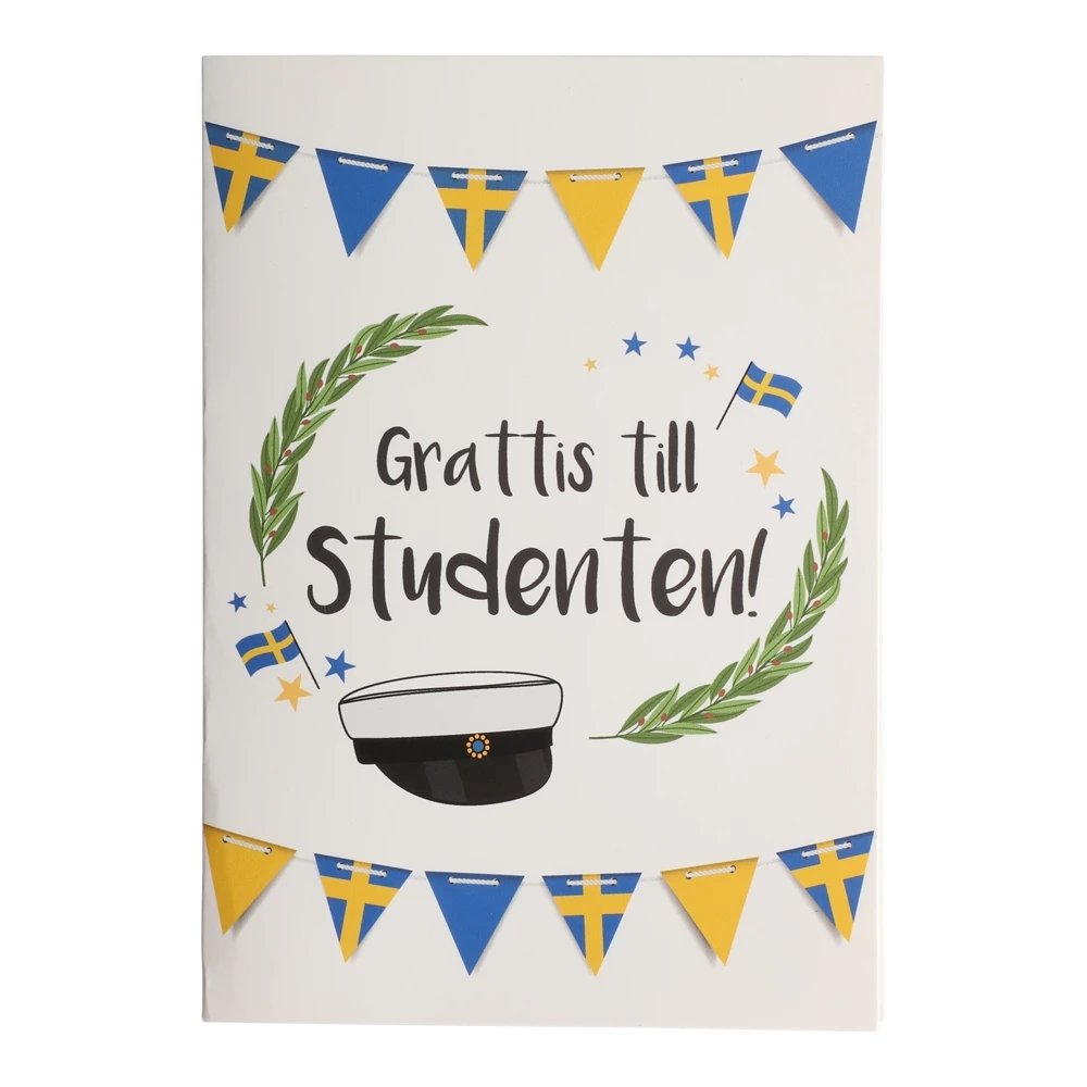 Hilsenkort - Student - 12x17 cm - Alle studenter, Student
