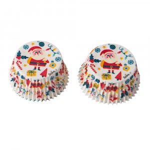 Muffinsformer - 36-pakning - Søt julenisse Muffinsformer - 36-pakning - Søt julenisse