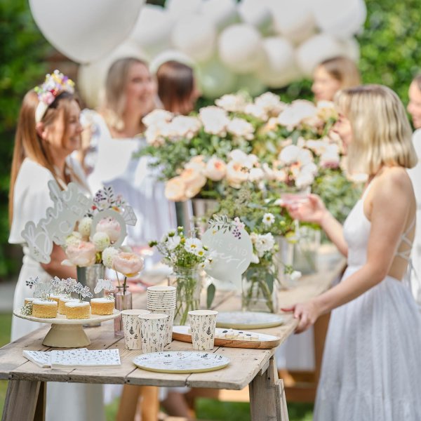 Kakepinner - Blomsterh�ne - 12-pakning