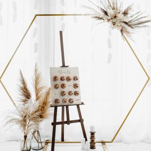 Bryllupsbue - Sekskant - Gull Bryllupsbue - Sekskant - Gull