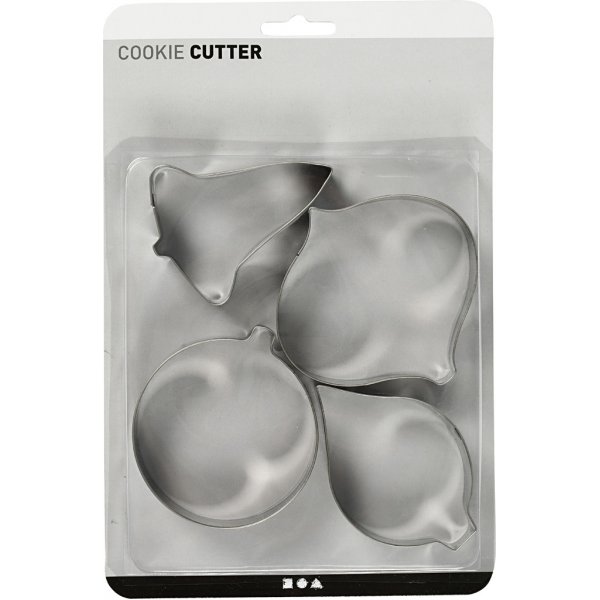 Kakeutstikkere - forskjellige former - H: 8 cm - 4 stk Kakeutstikkere - forskjellige former - H: 8 cm - 4 stk