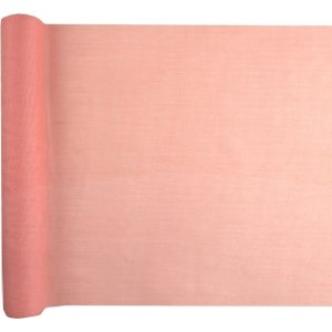 Bordlper i muslinstoff - Aprikos - 5 meter