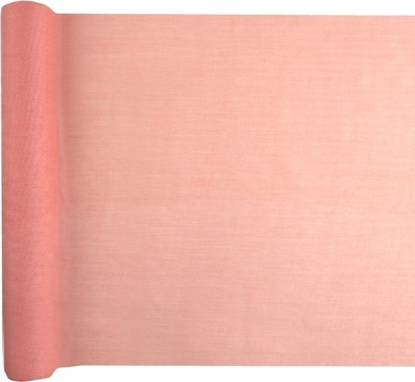 Bordløper i muslinstoff - Aprikos - 5 meter Bordløper i muslinstoff - Aprikos - 5 meter