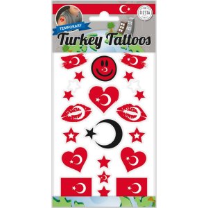 Tatoveringer - Kalkun - 10-pakning Tatoveringer - Kalkun - 10-pakning