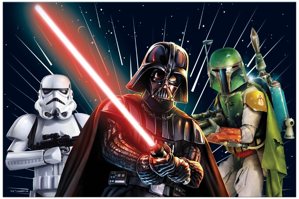Duk – Star Wars Galaxy – 120×180 cm – Stjernekrigen