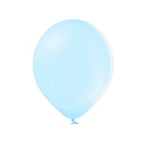 Pastellballonger - Premium 27 cm - Lysebl - 50-pakning