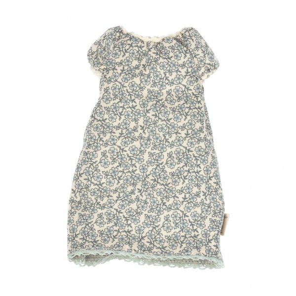 Nattkjole - Størrelse 2 - Blå/Blomsterprint Nattkjole - Størrelse 2 - Blå/Blomsterprint