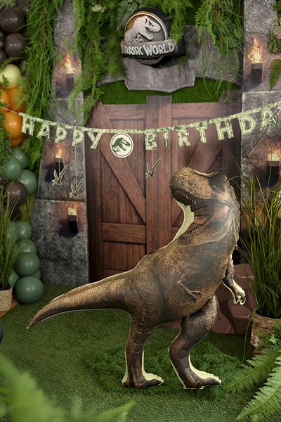 Folieballong Jurassic World T-Rex - Brun