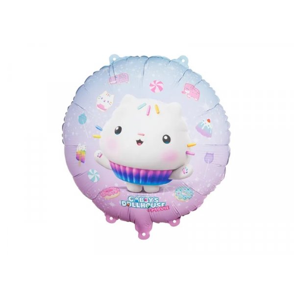 Folieballong - Gabbys dukkehus - Filmen - Cakey - 35 cm Folieballong - Gabbys dukkehus - Filmen - Cakey - 35 cm