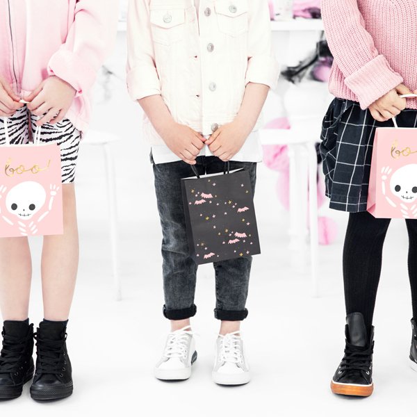 Liten gavepose - Flaggermus - Rosa Halloween Liten gavepose - Flaggermus - Rosa Halloween