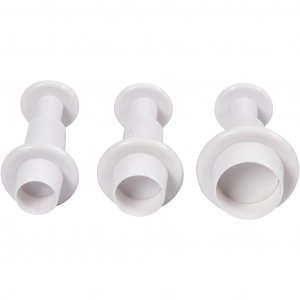 Pregede kakeutstikkere - 3-pakning - Sirkler