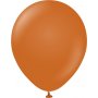 Ballonger ensfargede - Premium 30 cm - Rustorange - 10-pakning