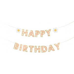 Gratulerer med dagen Girlander - Blomster - 2m