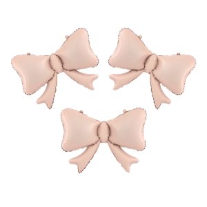 Folieballong - Sløyfer - Lys rosa - 3-pakning Folieballong - Sløyfer - Lys rosa - 3-pakning