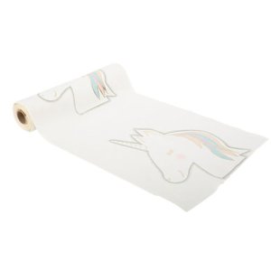 Stoffløper - Pastell - enhjørning - 28 cm x 3 m Stoffløper - Pastell - enhjørning - 28 cm x 3 m