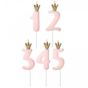 Kakelys - Gullkrone - Lys rosa Kakelys - Gullkrone - Lys rosa