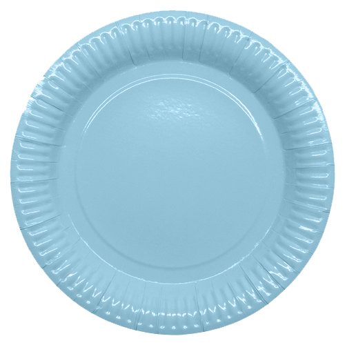 Papirtallerkener - Lyseblå - 8-pakning Papirtallerkener - Lyseblå - 8-pakning