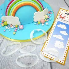 Kakeformer - Fluffy Clouds - 5-pakning Kakeformer - Fluffy Clouds - 5-pakning