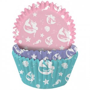 Cupcake-former - Havfrue - 75-pakning Cupcake-former - Havfrue - 75-pakning
