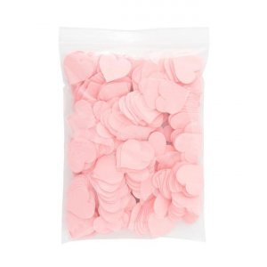 Papirkonfetti - Hjerter - Lyserosa - 100 g Papirkonfetti - Hjerter - Lyserosa - 100 g