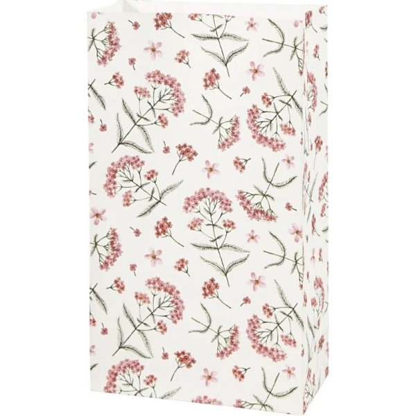 Gaveposer - Blomster - Rosa - 8-pakning Gaveposer - Blomster - Rosa - 8-pakning