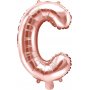 Bokstavballonger - Rosgull - 35 cm - Bokstav: C