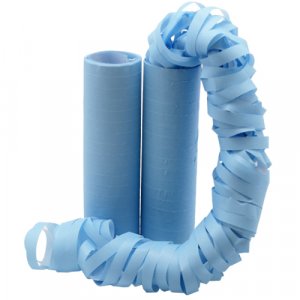 Serpentiner - Lysebl - 2-pakning