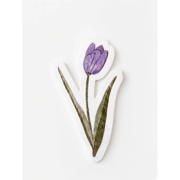 Servietter - Hagefest - Blomst - Lavendelblå - 16-pakning Servietter - Hagefest - Blomst - Lavendelblå - 16-pakning