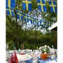 Flagggirlander - Sverige - Stoff - 6 meter Flagggirlander - Sverige - Stoff - 6 meter