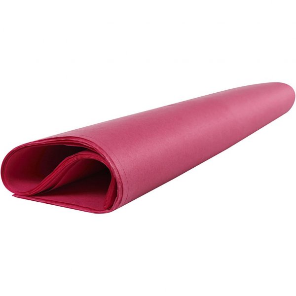 Silkepapir - 25 ark - Rosa Silkepapir - 25 ark - Rosa