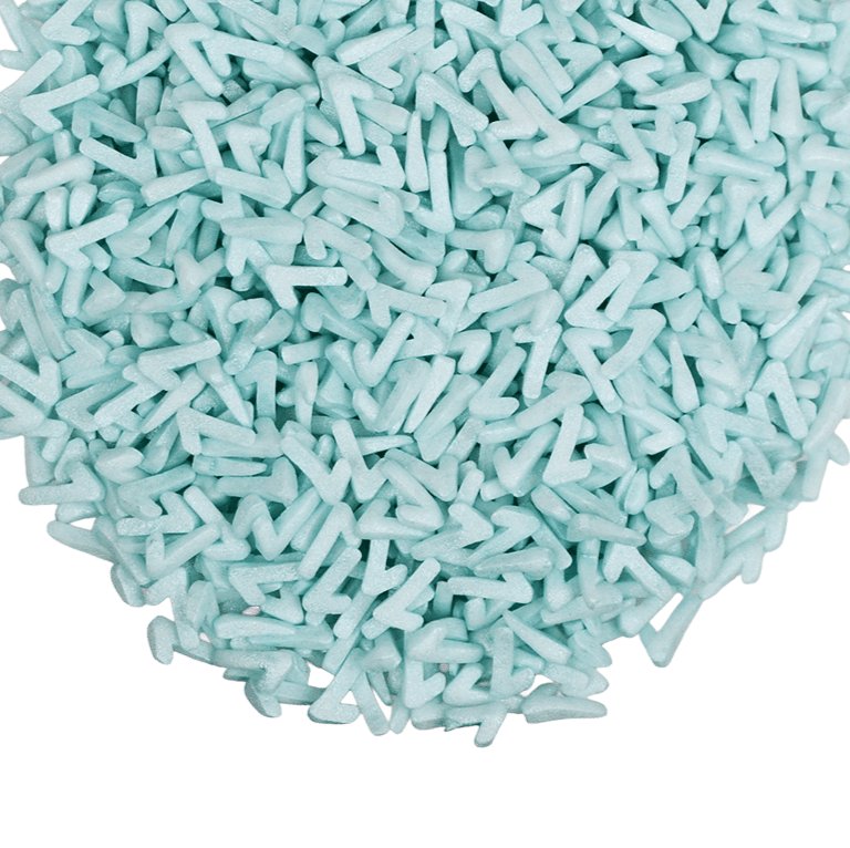 Strøssel - Nummer 1 - Lyseblå - Sweet Kitchen - 40g - Strøssel, Sprinkles