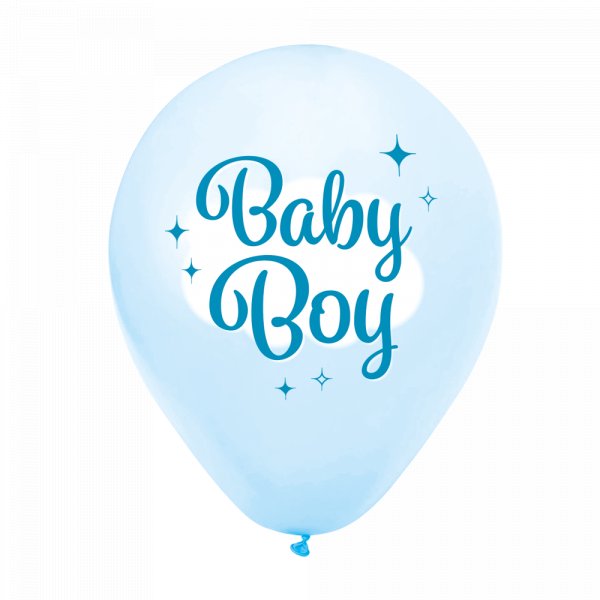 Ballonger - Babygutt - Blå - 8-pakning Ballonger - Babygutt - Blå - 8-pakning