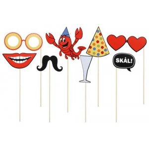 Fotorekvisitter - Krepsfat - 8-pakning Fotorekvisitter - Krepsfat - 8-pakning