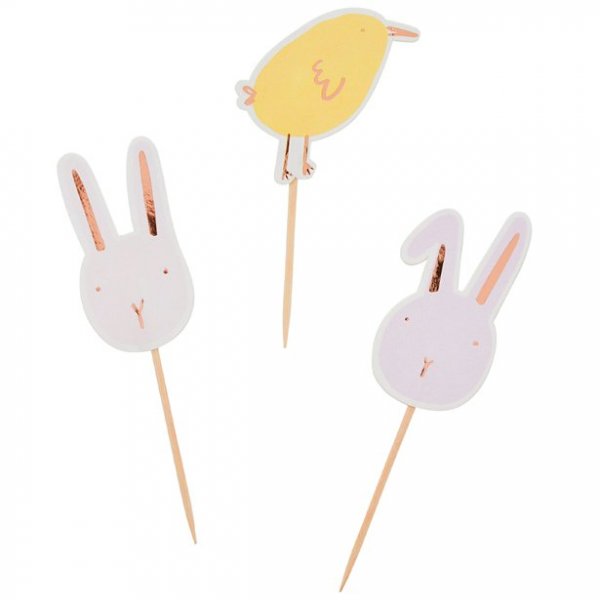 Cake Picks - Chick & Bunny
